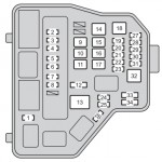 Toyota Yaris Hatchback (from 2014) - fuse box diagram - Auto Genius