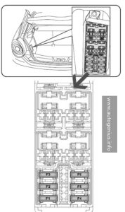 Alfa Romeo MiTo (2008 - 2012) - fuse box location - engine compartment