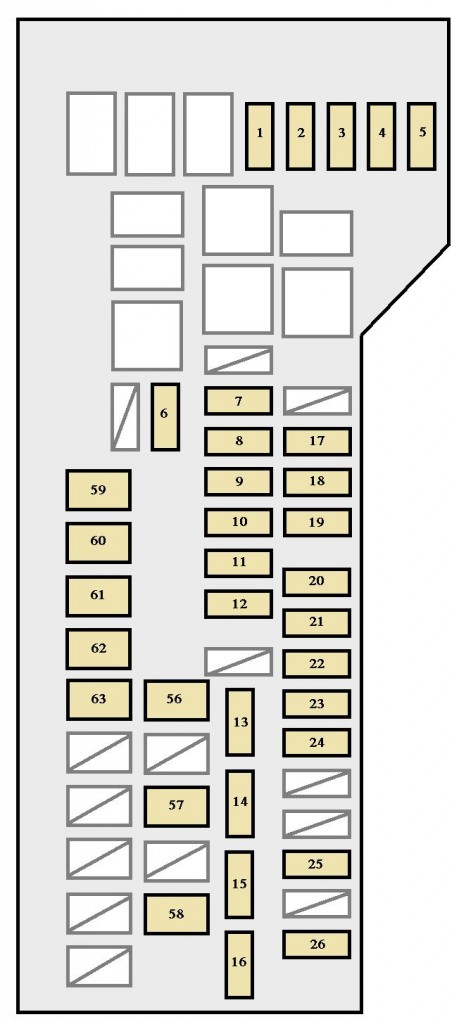 Toyota Avalon (2004 - 2007) - fuse box diagram - Auto Genius