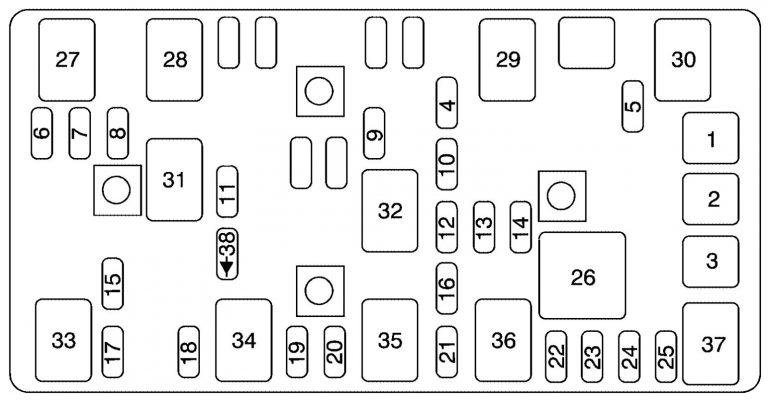 2008 Pontiac G6 Fuse Box Diagram