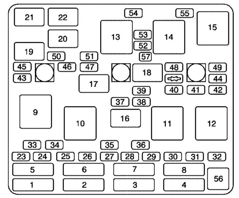 Pontiac Grand Am (2000) - fuse box diagram - Auto Genius