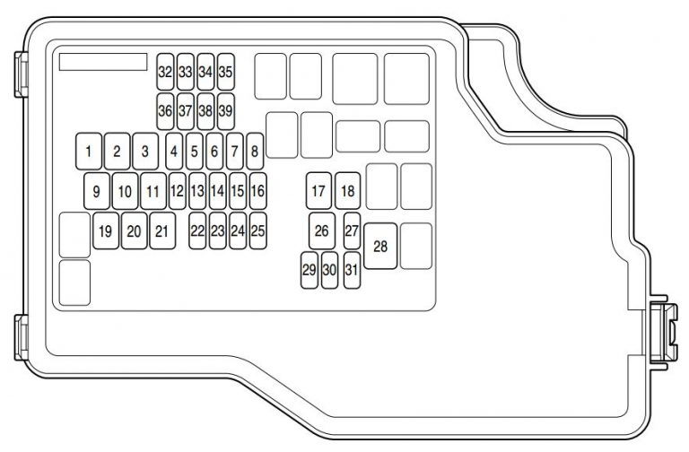 Mazda 3 (2012 - 2013) - fuse box diagram - Auto Genius