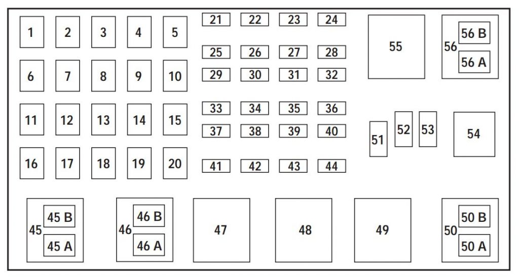 Mazda B-Series (2004) - fuse box diagram - Auto Genius