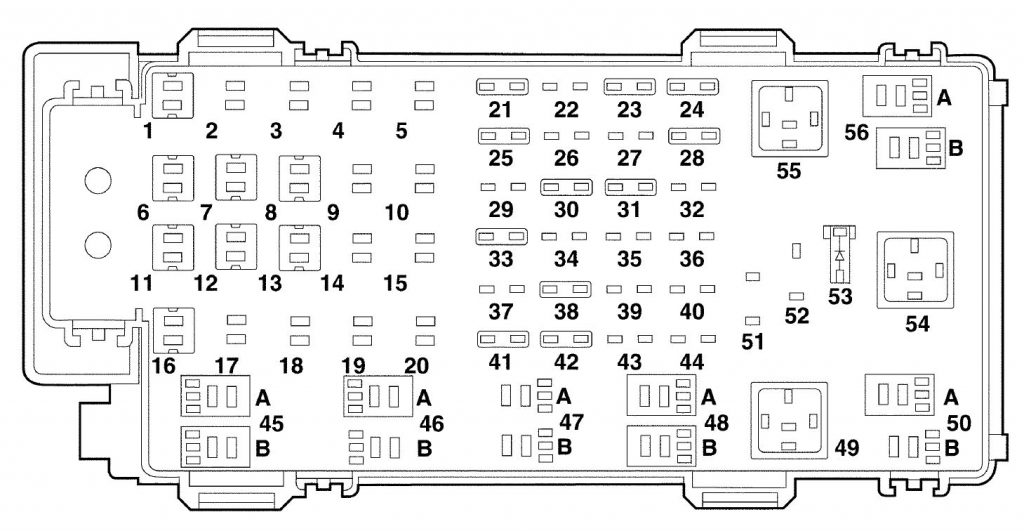 Mazda B-Series (2001) - fuse box diagram - Auto Genius