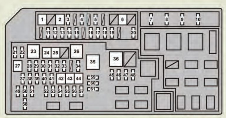 Lexus GX460 (2010 - 2011) - fuse box diagram - Auto Genius