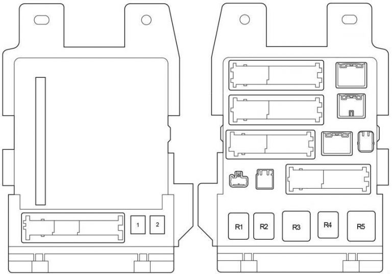 Toyota Venza (2008 2017) fuse box diagram Auto Genius