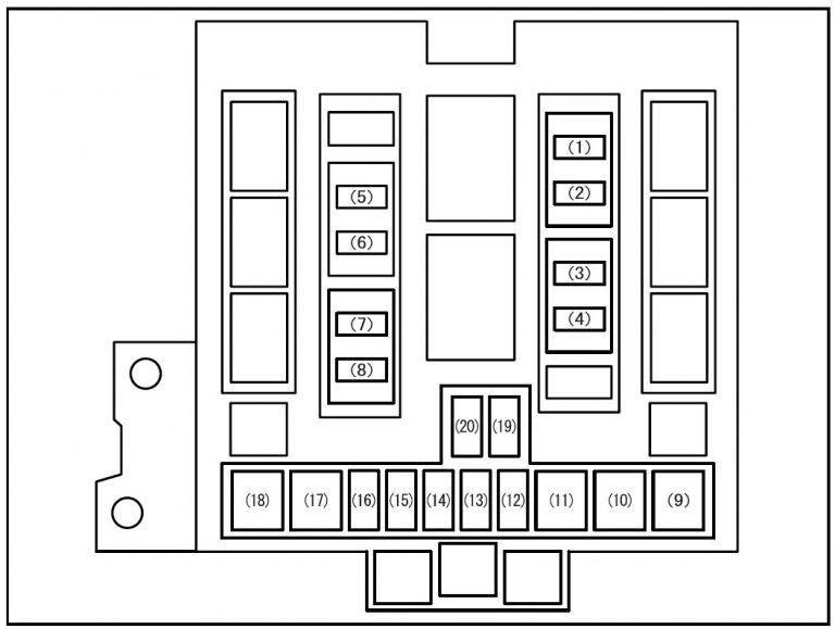 Suzuki Grand Vitara (2008) - fuse box diagram - Auto Genius