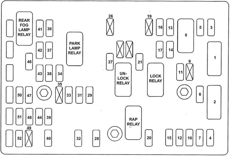 Isuzu Ascender (2004) - Fuse Box Diagram - Auto Genius