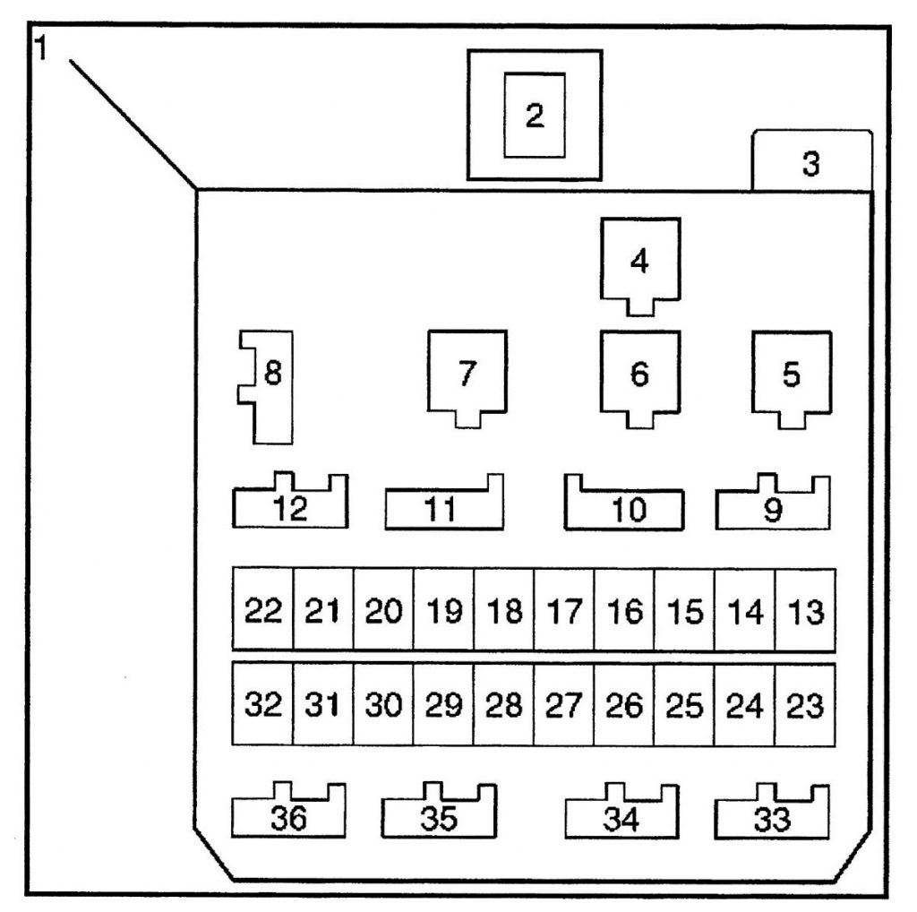 Isuzu Trooper (2000 - 2001) - fuse box diagram - Auto Genius