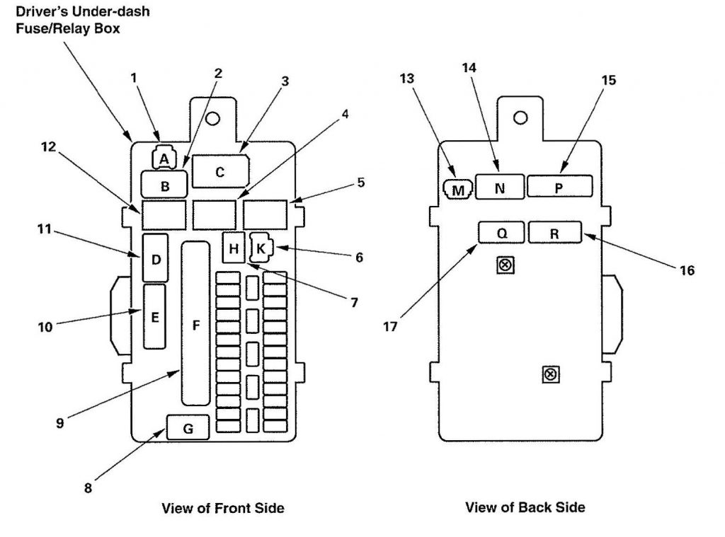 Acura TL (2009) – fuse box diagram - Auto Genius