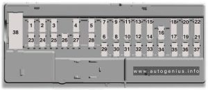 Ford F-150 - fuse and relay box diagram - body control module