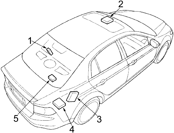 Acura TL (2004 - 2008) - fuse box diagram - Auto Genius