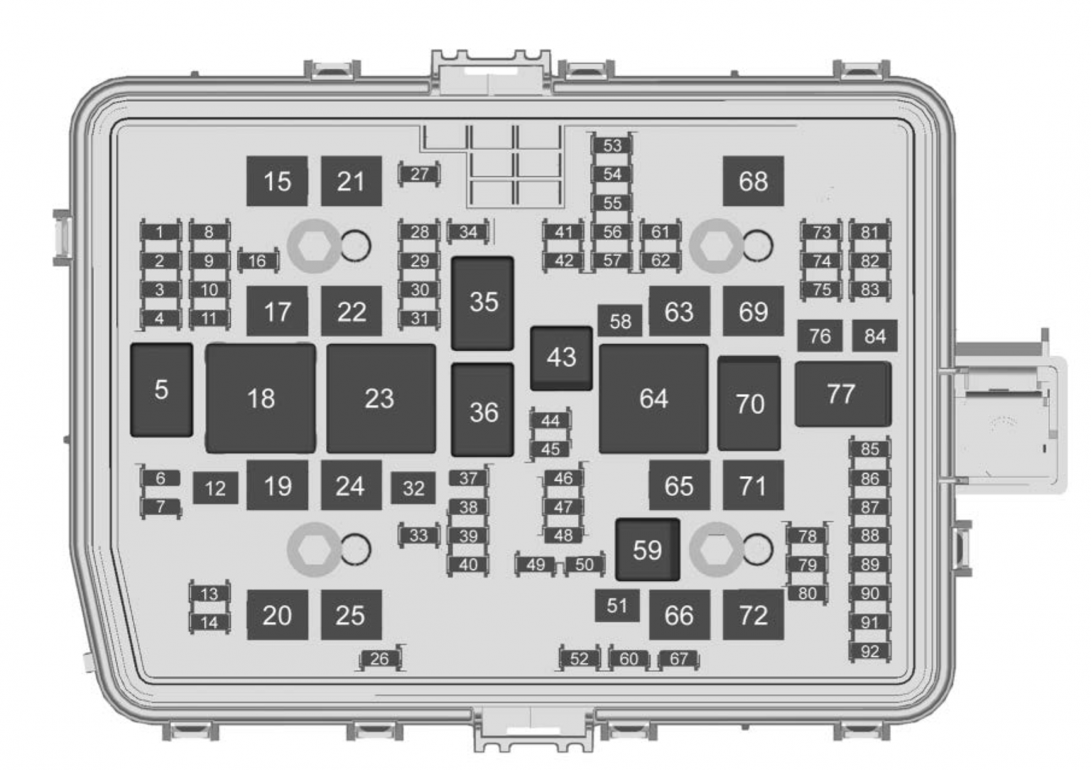 Chevrolet Silverado (2023) - fuse box diagram - Auto Genius