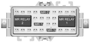 GMC Savana - fuse box diagram - auxiliary fuse box