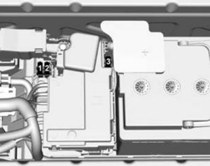 Holden Astra (BK) - fuse box diagram - battery fuses