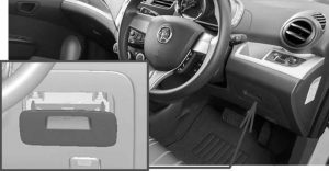 Holden Barina Spark (MJ) - fuse box location - passenger compartment