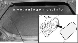 Holden Caprice - fuse box location - luggage compartment