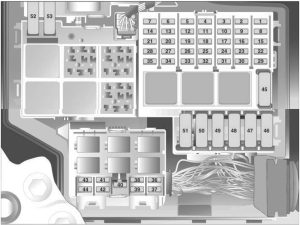 Holden Combo (XC) - fuse box diagram