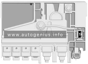 Holden Commodore (ZB; 2018 - 2020)- fuse box diagram - battery fuse block