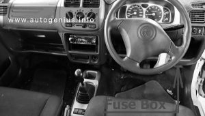 Holden Cruze (YG; 2001 - 2005)- fuse box location - passenger compartment