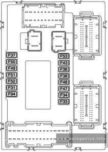 Dodge Hornet (2023 - 2024) - fuse box diagram - passenger compartment