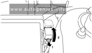 Mitsubishi Galant (2004 - 2012)- fuse box location - engine compartment (type C)