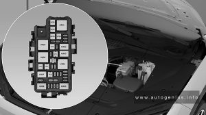 Nio EL7 (2022 - 2024) - fuse box location - engine compartment