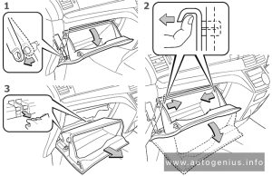 Toyota Tarago (2009 - 2012) - fuse box location - passenger compartment fuse box no. 3