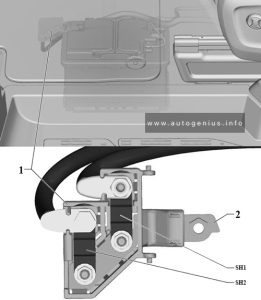 Volkswagen Multivan (T7; 2022 - 2024) - fuse box diagram - fuse holder H