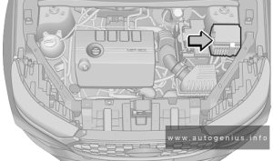 Chery Tiggo 8 PRO (2020 - 2023) - fuse and relay box location - engine compartment