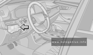 Chery Tiggo 8 PRO (2020 - 2023) - fuse and relay box location - passenger compartment