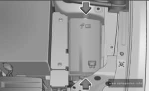 Cupra Formentor (2020 - 2022) - fuse and relay box location - engine compartment