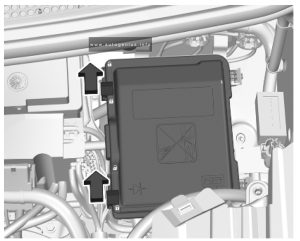 Opel Vivaro C - fuse and relay box location - engine compartment