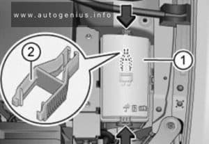 Volkswagen Tiguan - fuse and relay location - engine compartment