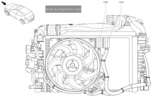 Opel Astra H (2004 - 2009) - fuse and relay diagram - engine compartment (relays)